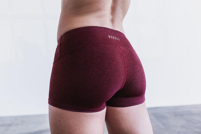 Red Nobull Short 2'' (PLUSH Heather) Women's Shorts | CA L2215I